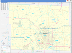 Greene County, MO Digital Map Basic Style