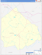 Greene County, NC Digital Map Basic Style