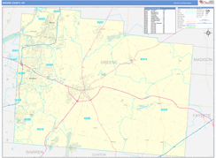 Greene County, OH Digital Map Basic Style