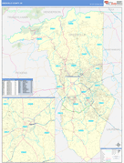 Greenville County, SC Digital Map Basic Style