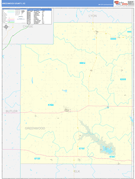 Greenwood County, KS Digital Map Basic Style