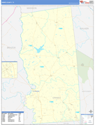 Grimes County, TX Digital Map Basic Style