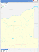 Haakon County, SD Digital Map Basic Style