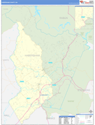 Habersham County, GA Digital Map Basic Style