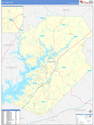 Hall County, GA Digital Map Basic Style