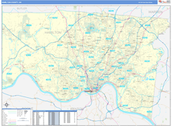 Hamilton County, OH Digital Map Basic Style