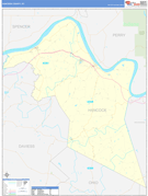 Hancock County, KY Digital Map Basic Style