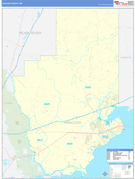 Hancock County, MS Digital Map Basic Style