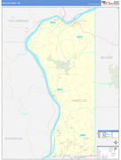 Hancock County, WV Digital Map Basic Style