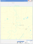 Hansford County, TX Digital Map Basic Style