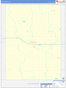 Hanson County, SD Digital Map Basic Style
