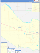 Hardeman County, TX Digital Map Basic Style