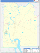 Hardin County, TN Digital Map Basic Style
