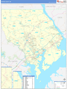 Harford County, MD Digital Map Basic Style