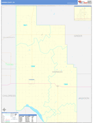 Harmon County, OK Digital Map Basic Style