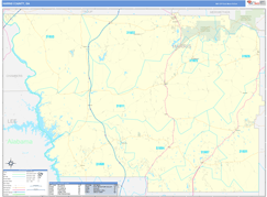 Harris County, GA Digital Map Basic Style