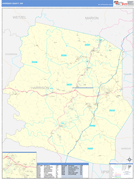 Harrison County, WV Digital Map Basic Style