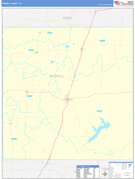 Haskell County, TX Digital Map Basic Style