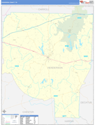 Henderson County, TN Digital Map Basic Style