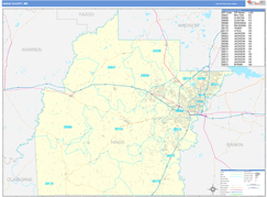 Hinds County, MS Digital Map Basic Style