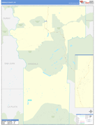 Hinsdale County, CO Digital Map Basic Style