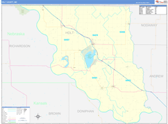Holt County, MO Digital Map Basic Style