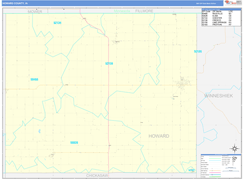 Howard County, IA Digital Map Basic Style