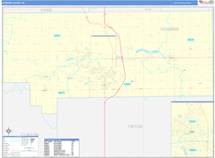 Howard County, IN Digital Map Basic Style