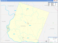 Howard County, MO Digital Map Basic Style