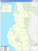 Humboldt County, CA Digital Map Basic Style