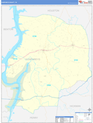 Humphreys County, TN Digital Map Basic Style