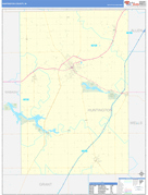 Huntington County, IN Digital Map Basic Style