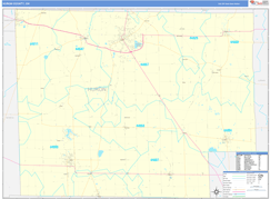 Huron County, OH Digital Map Basic Style