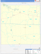 Iowa County, IA Digital Map Basic Style