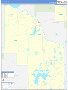 Iron County, WI Digital Map Basic Style