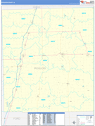 Iroquois County, IL Digital Map Basic Style