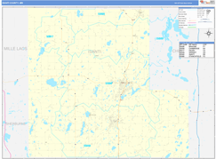 Isanti County, MN Digital Map Basic Style