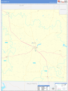 Jack County, TX Digital Map Basic Style