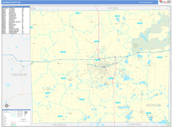 Jackson County, MI Digital Map Basic Style