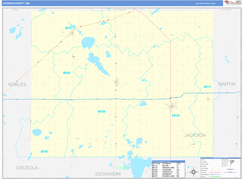 Jackson County, MN Digital Map Basic Style