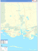 Jackson County, MS Digital Map Basic Style