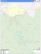 Jackson County, NC Digital Map Basic Style