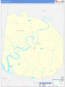 Jackson County, TN Digital Map Basic Style