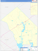 Jackson County, TX Digital Map Basic Style