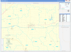 Jasper County, IA Digital Map Basic Style