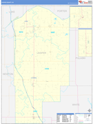 Jasper County, IN Digital Map Basic Style