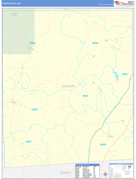 Jasper County, MS Digital Map Basic Style