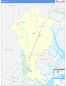 Jasper County, SC Digital Map Basic Style