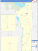 Jasper County, TX Digital Map Basic Style