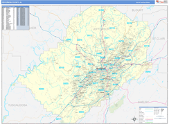 Jefferson County, AL Digital Map Basic Style